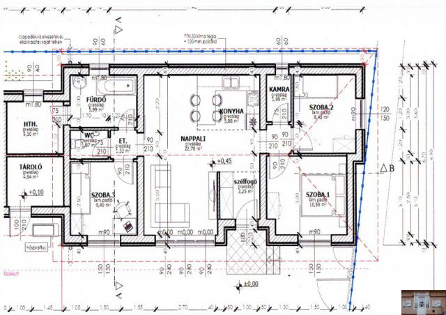 Eladó sorház, Monoron 82 M Ft, 1+3 szobás / költözzbe.hu