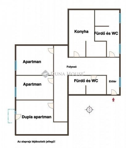 Eladó téglalakás, Budapesten, VIII. kerületben 82.9 M Ft