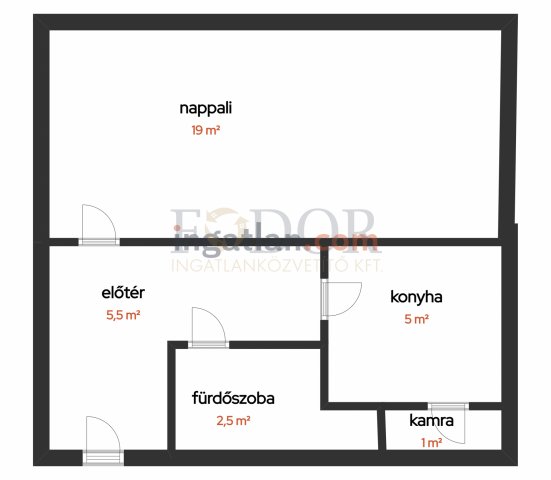 Eladó téglalakás, Budapesten, IX. kerületben 46.9 M Ft, 1 szobás