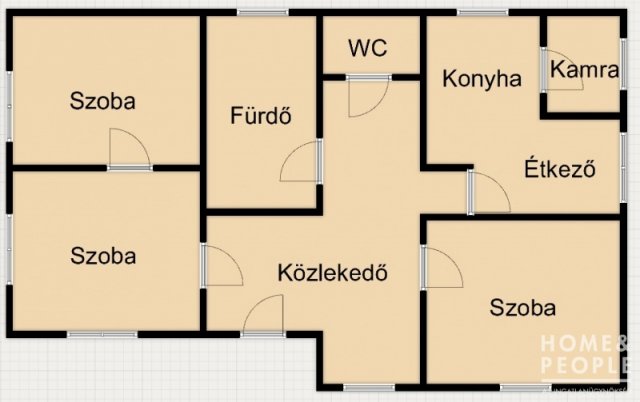 Eladó családi ház, Kisteleken 59.9 M Ft, 3 szobás