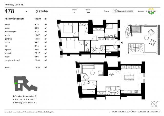 Eladó téglalakás, Budapesten, VI. kerületben, Andrássy úton
