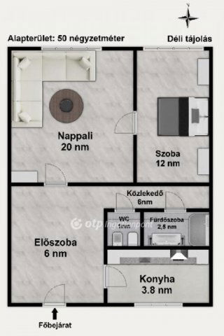 Eladó panellakás, Budapesten, X. kerületben 61 M Ft, 2 szobás