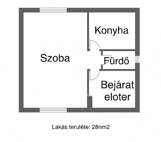 Eladó panellakás, Miskolcon 20 M Ft, 1 szobás