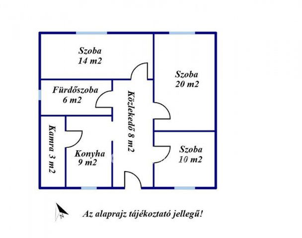 Eladó családi ház, Nyársapáton 42 M Ft, 2+1 szobás