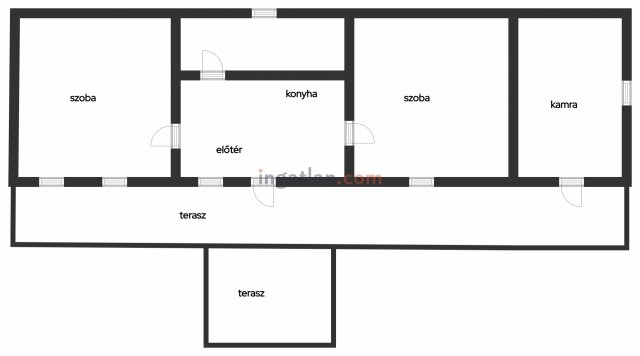 Eladó családi ház, Szápáron 27 M Ft, 2 szobás