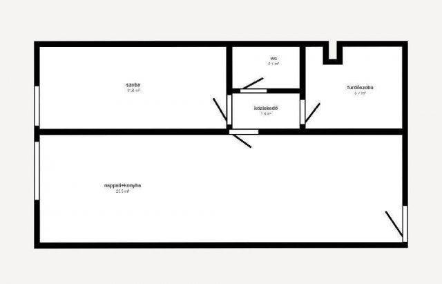Eladó téglalakás, Mezőkövesden 24.9 M Ft, 2 szobás