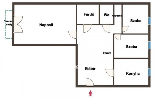 Eladó panellakás, Budapesten, III. kerületben 76.9 M Ft