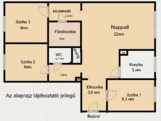 Eladó panellakás, Veszprémben 50 M Ft, 1+3 szobás