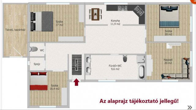 Eladó családi ház, Kiskunlacházán 30 M Ft, 5 szobás