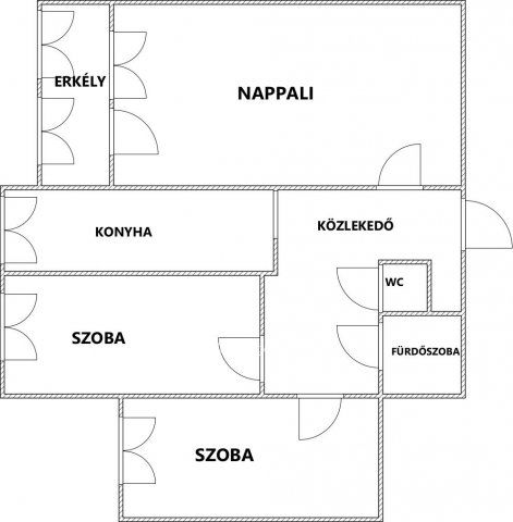Eladó panellakás, Egerben 56 M Ft, 3 szobás