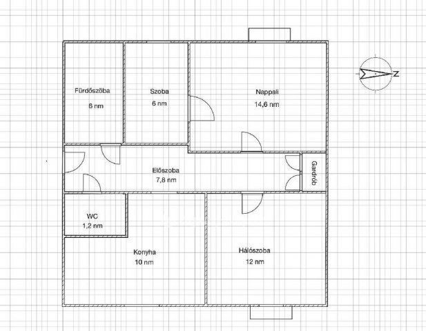 Eladó téglalakás, Mosonmagyaróváron 51.9 M Ft, 2+1 szobás