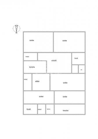 Eladó családi ház, Baján 26.5 M Ft, 5 szobás
