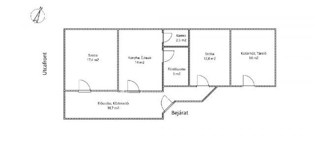 Eladó családi ház, Kaposmérőn 35.5 M Ft, 2 szobás