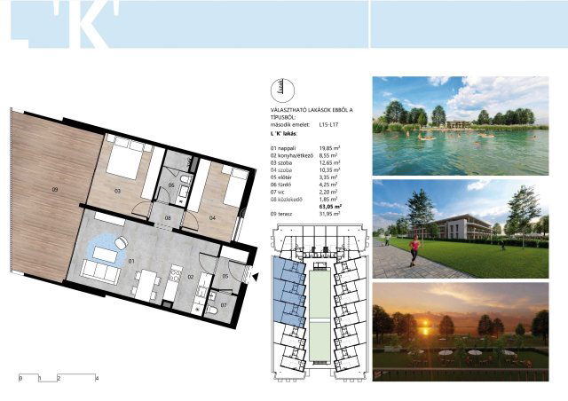 Eladó téglalakás, Balatonmáriafürdőn 117.3 M Ft, 2+1 szobás