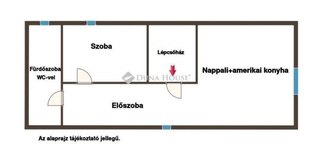 Eladó téglalakás, Halásztelken 49.99 M Ft, 2 szobás