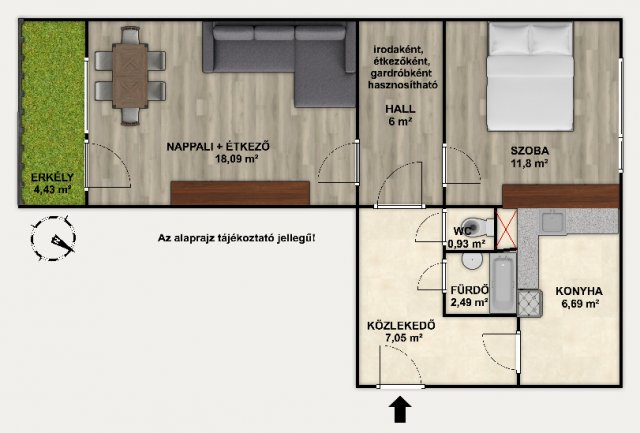 Eladó panellakás, Budapesten, XIX. kerületben 59.99 M Ft