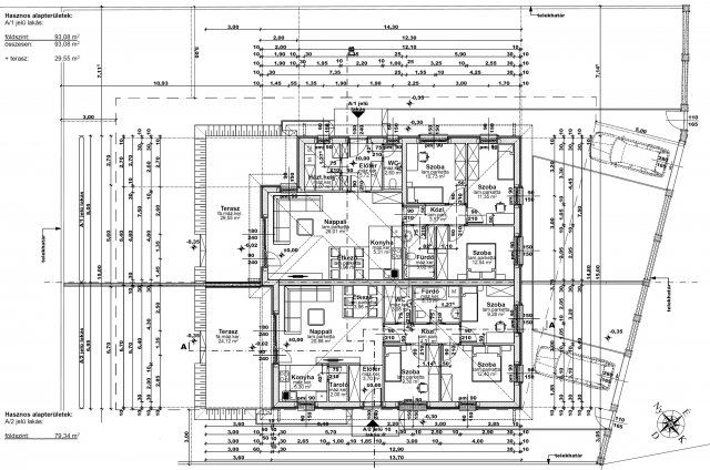 Eladó ikerház, Vácrátóton 89.9 M Ft, 4 szobás