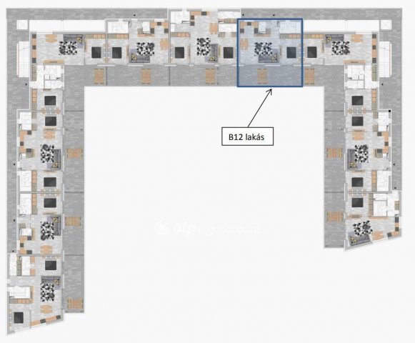Eladó téglalakás, Tiszafüreden 64.3 M Ft, 2 szobás