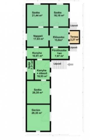 Eladó családi ház, Komjátiban 17 M Ft, 3 szobás