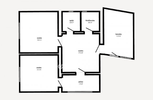 Eladó családi ház, Nyírjákón 20 M Ft, 3 szobás