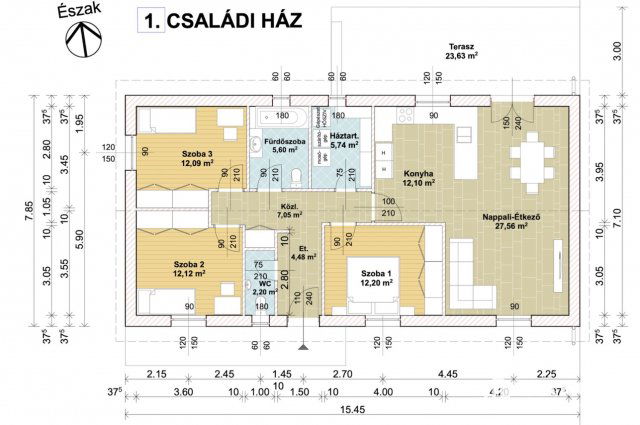 Eladó családi ház, Röszkén 71.99 M Ft, 4 szobás