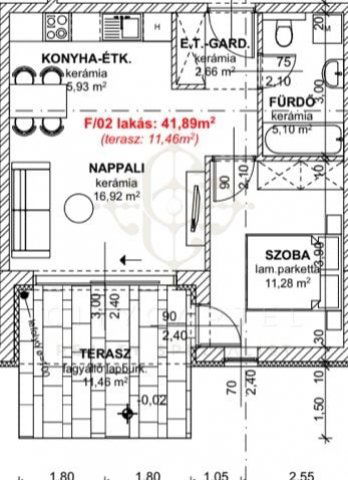 Eladó téglalakás, Balatonlelleén 54.99 M Ft, 2 szobás