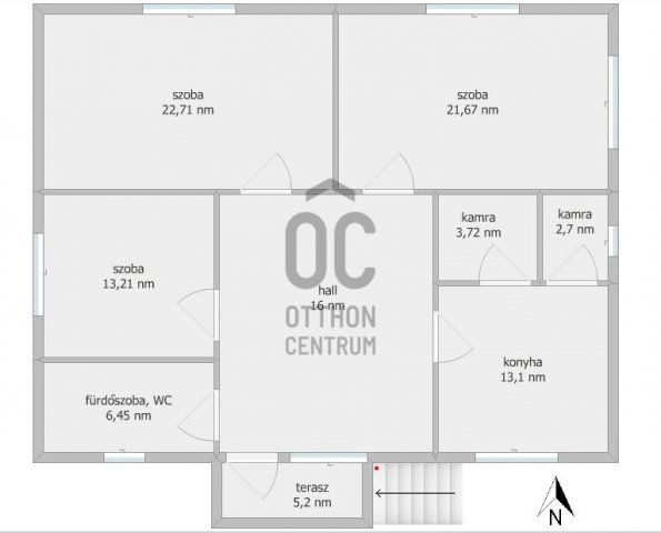 Eladó családi ház, Cegléden 69.9 M Ft, 3 szobás