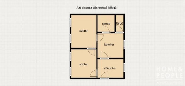 Eladó családi ház, Kisteleken 20 M Ft, 3 szobás