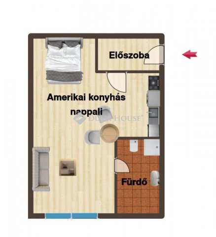 Kiadó téglalakás, albérlet, V. kerületben, Fejér György utcában