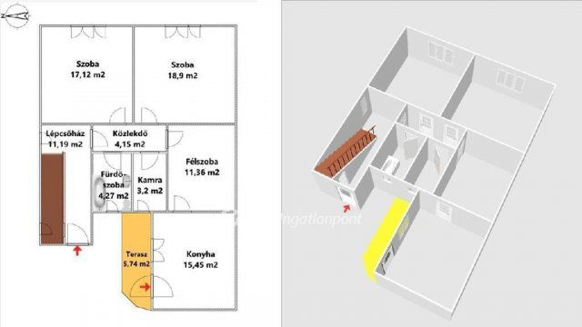 Eladó családi ház, Egerben 165 M Ft, 4+1 szobás