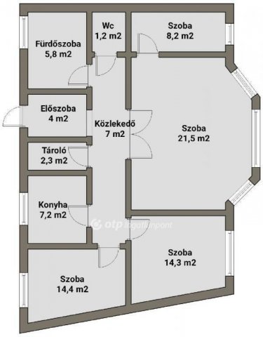 Eladó téglalakás, Kisvárdán 45 M Ft, 3+2 szobás