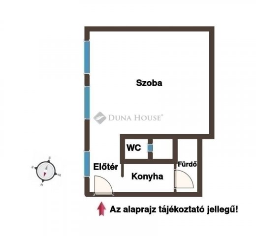 Eladó téglalakás, Budapesten, VII. kerületben 48 M Ft, 1 szobás