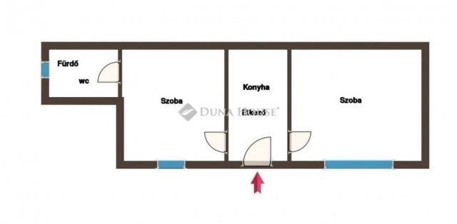 Eladó téglalakás, Budapesten, VIII. kerületben 69 M Ft, 2 szobás