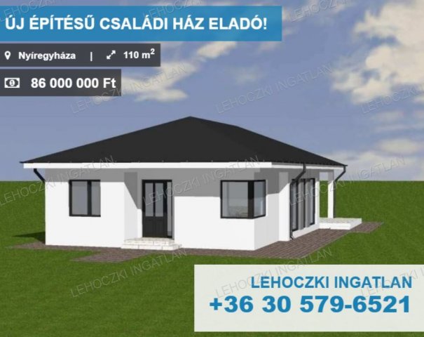 Eladó családi ház, Nyíregyházán 86 M Ft, 4 szobás