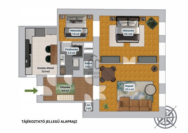 Kiadó téglalakás, albérlet, Budapesten, VI. kerületben