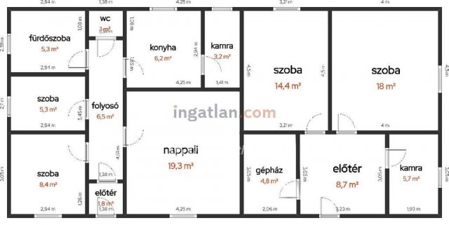 Eladó családi ház, Kocséren 27.9 M Ft, 4 szobás