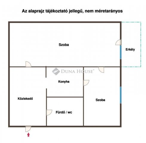 Eladó téglalakás, Miskolcon, Kandó Kálmán utcában 24.9 M Ft