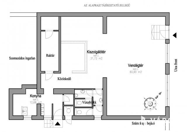 Eladó üzlethelyiség, Hódmezővásárhelyen 27.9 M Ft, 1 szobás