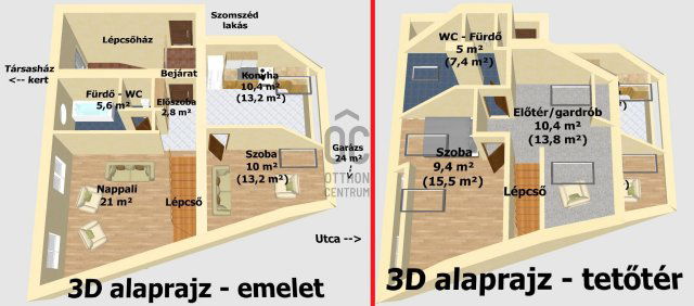 Eladó téglalakás, Egerben 70 M Ft, 3 szobás