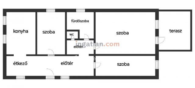 Eladó családi ház, Szolnokon 69 M Ft, 3 szobás