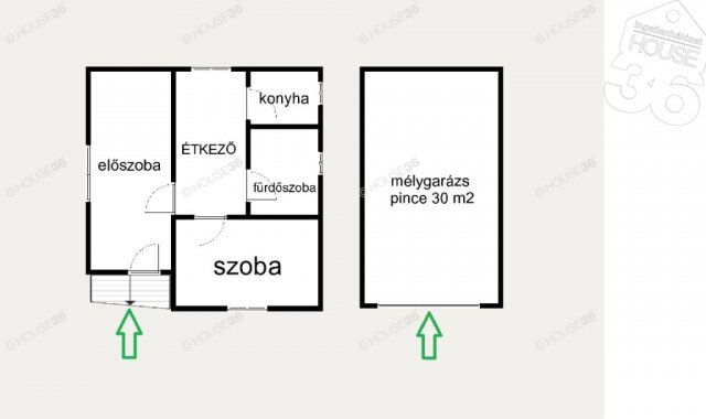 Eladó családi ház, Kecskeméten 24.9 M Ft, 2 szobás