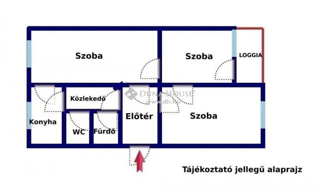 Eladó panellakás, Budapesten, III. kerületben 75 M Ft, 3 szobás