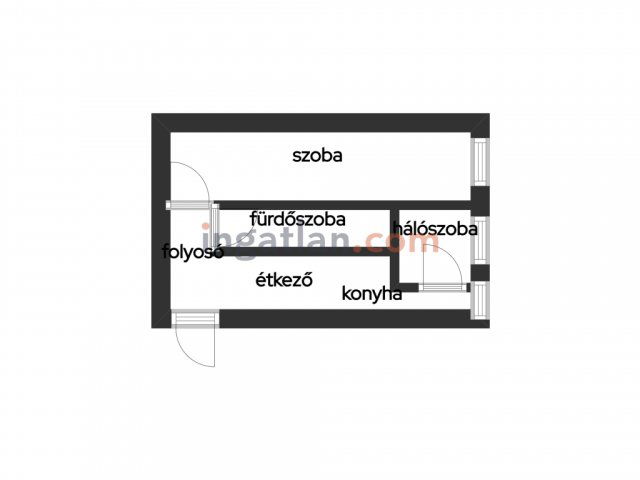 Eladó téglalakás, Tökölön, Ráckevei úton 38.5 M Ft