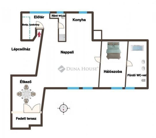 Eladó téglalakás, Budapesten, II. kerületben 99 M Ft, 2 szobás