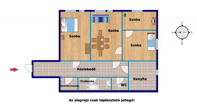 Eladó panellakás, Budapesten, III. kerületben 74.9 M Ft