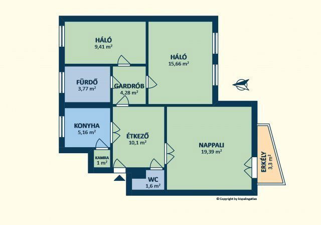 Eladó téglalakás, XI. kerületben, Gombócz Zoltán utcában