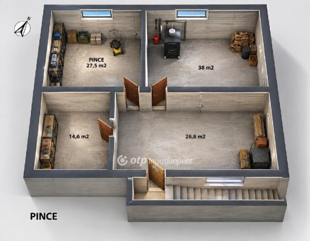 Eladó családi ház, Alsónémediben 119 M Ft, 5+1 szobás