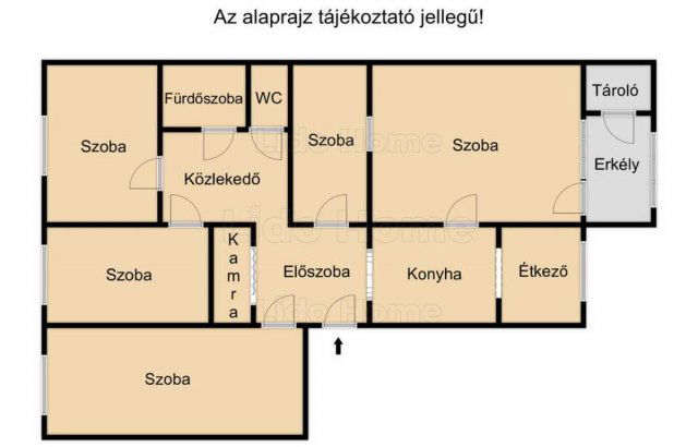 Eladó panellakás, Balatonfüreden 76.5 M Ft, 5 szobás
