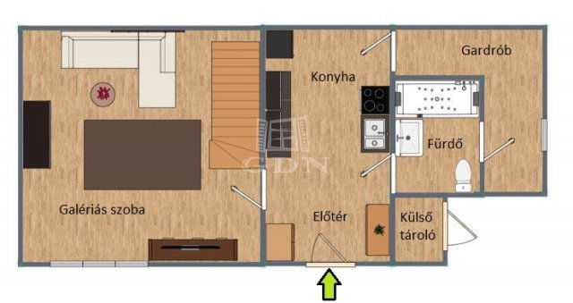 Eladó téglalakás, Budapesten, VI. kerületben 62.9 M Ft