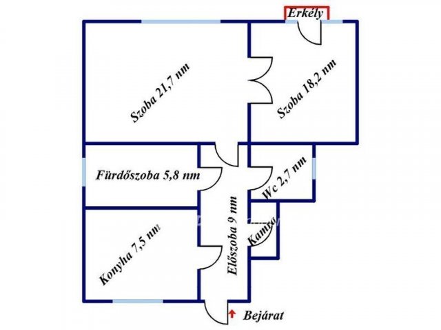 Eladó téglalakás, Budapesten, XIV. kerületben 79.9 M Ft